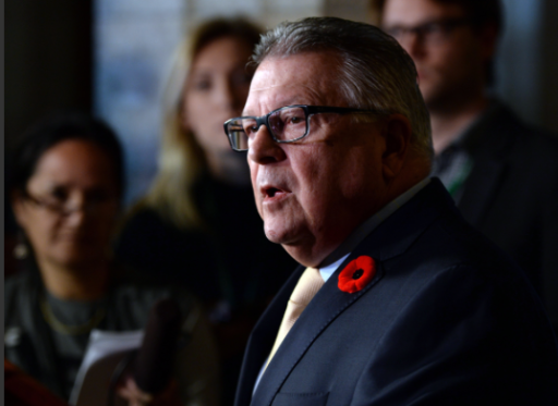 Minister of Public Safety Ralph Goodale